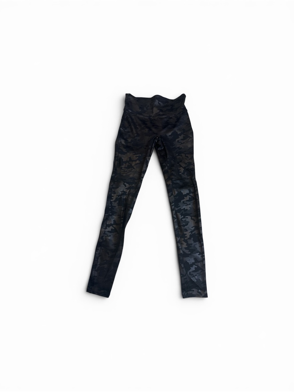 SPANX Black Camouflage High-Rise Leggings